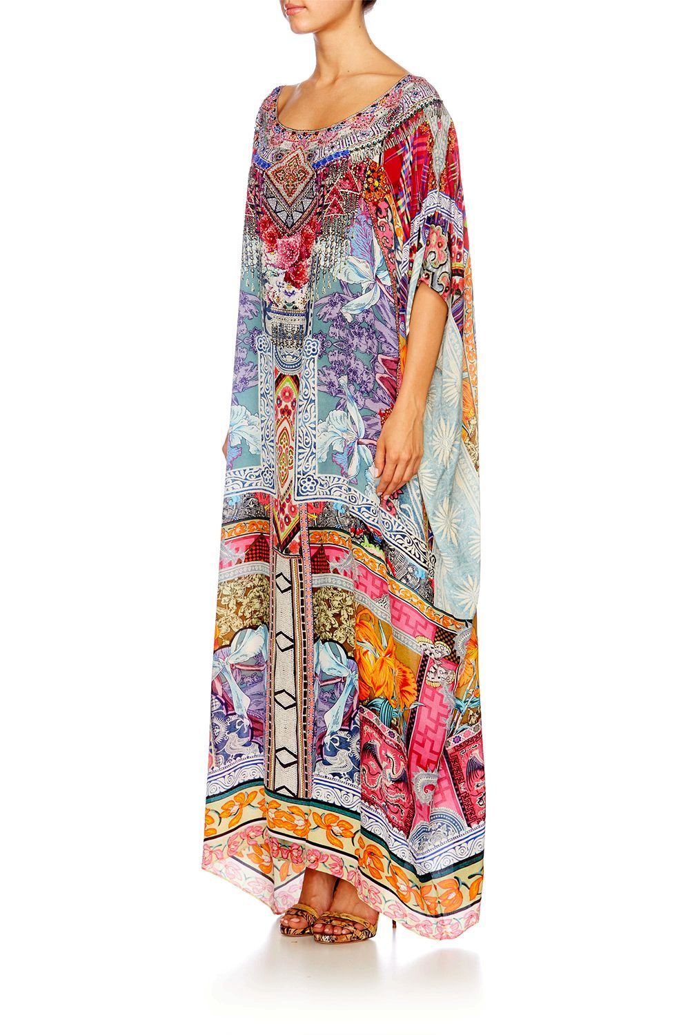 SUNDAY BEST ROUND NECK KAFTAN