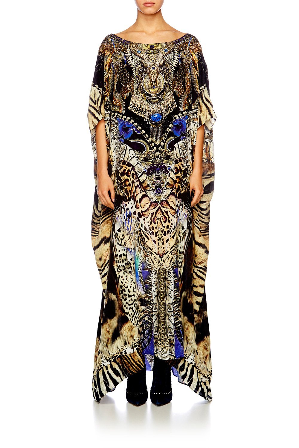DRAGON LADY ROUND NECK KAFTAN