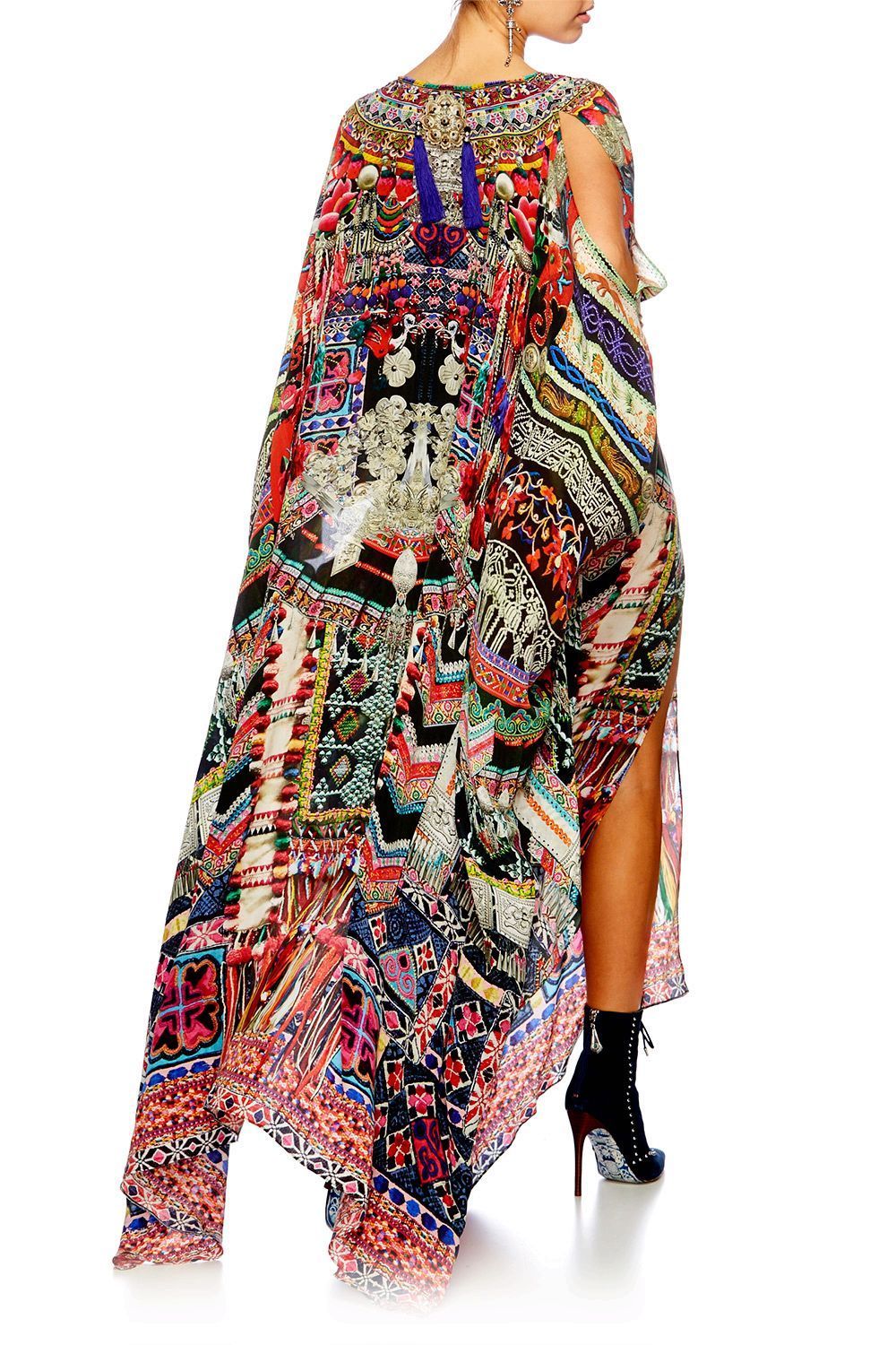 SOUND OF SILVER SPLIT FRONT & SLEEVE KAFTAN