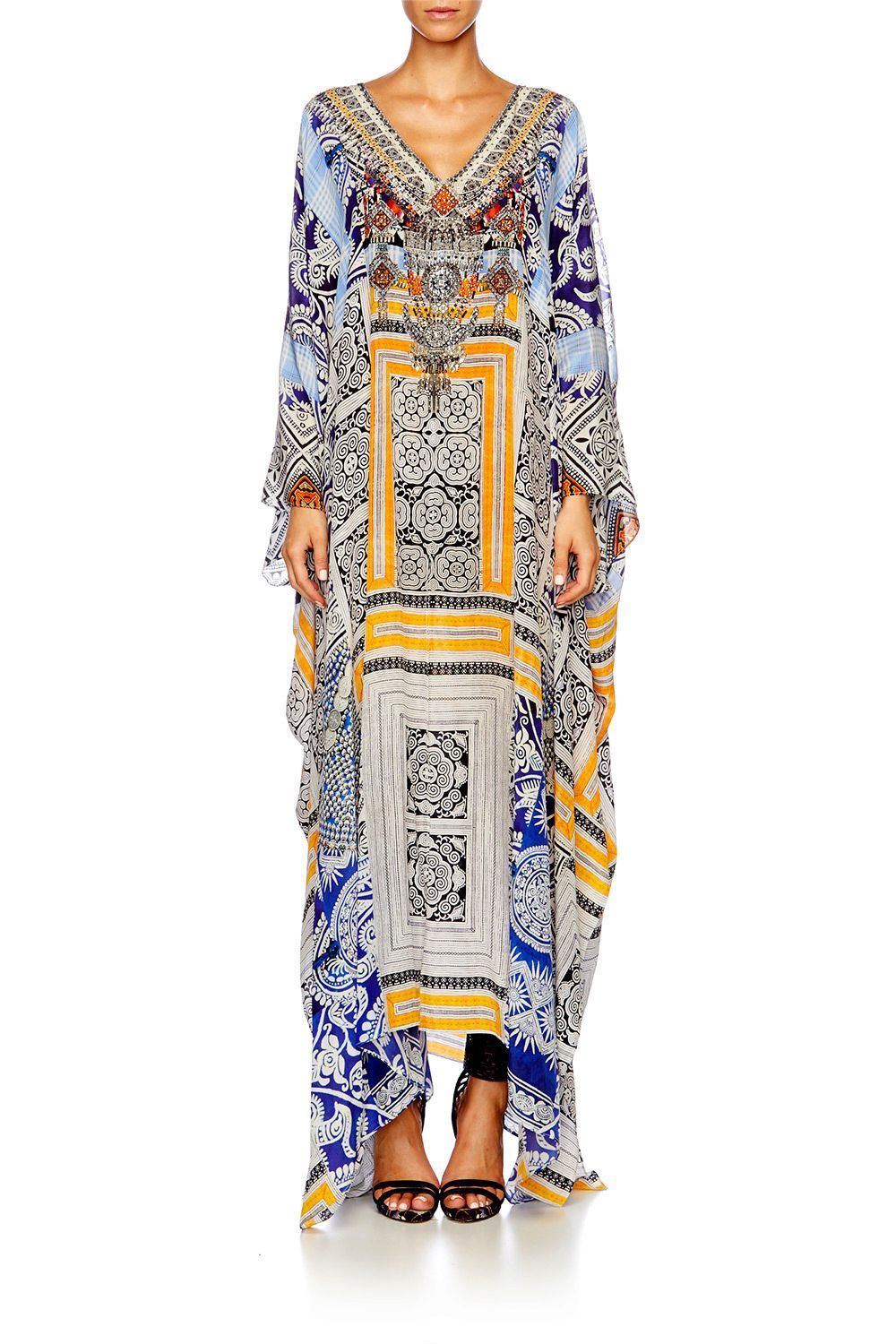 DRESS UP BOX SPLIT FRONT & SLEEVE KAFTAN