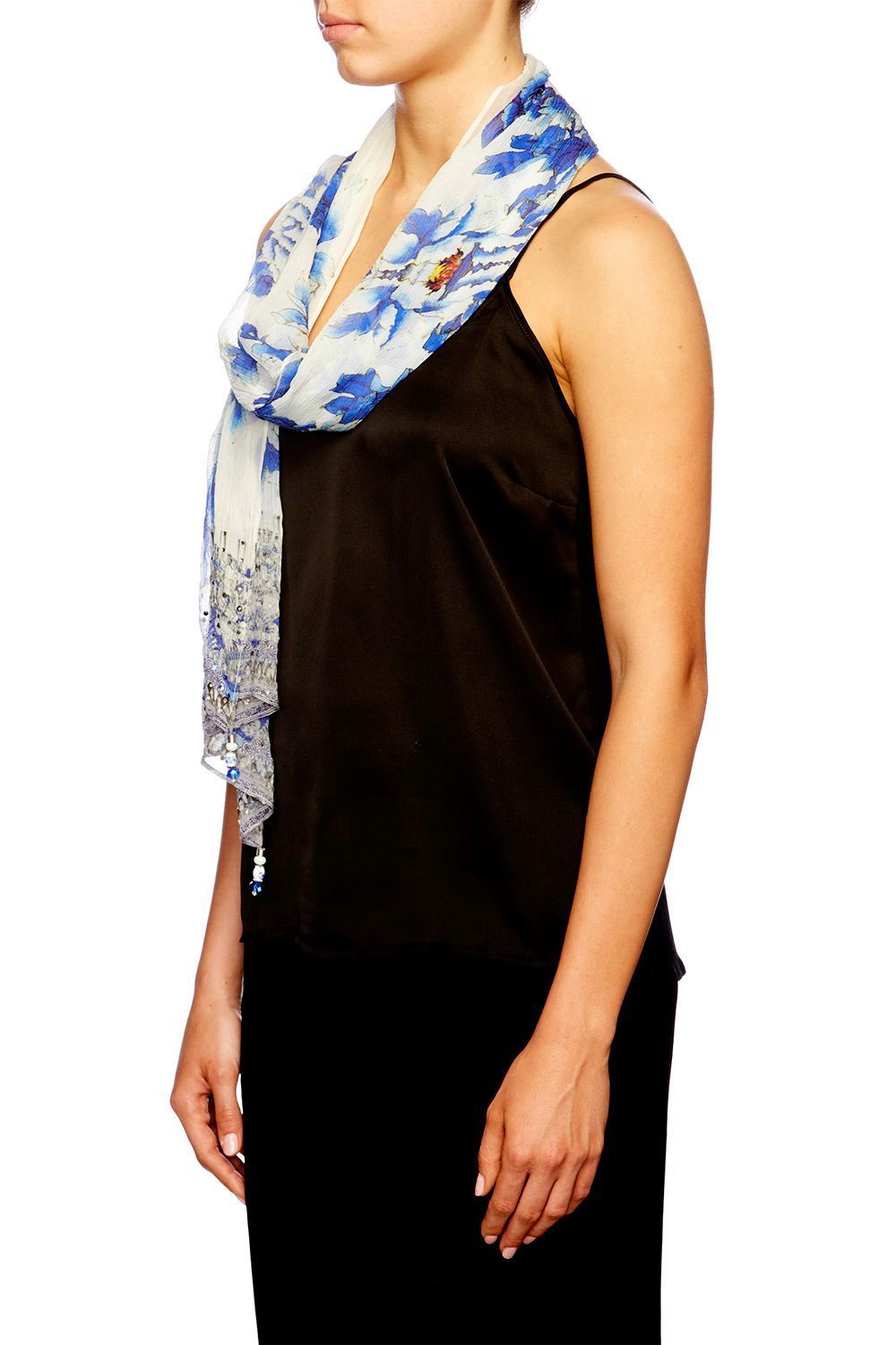 RING OF ROSES LONG SCARF