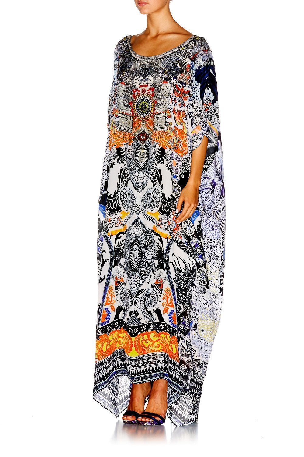 HEART OF HONG ROUND NECK KAFTAN