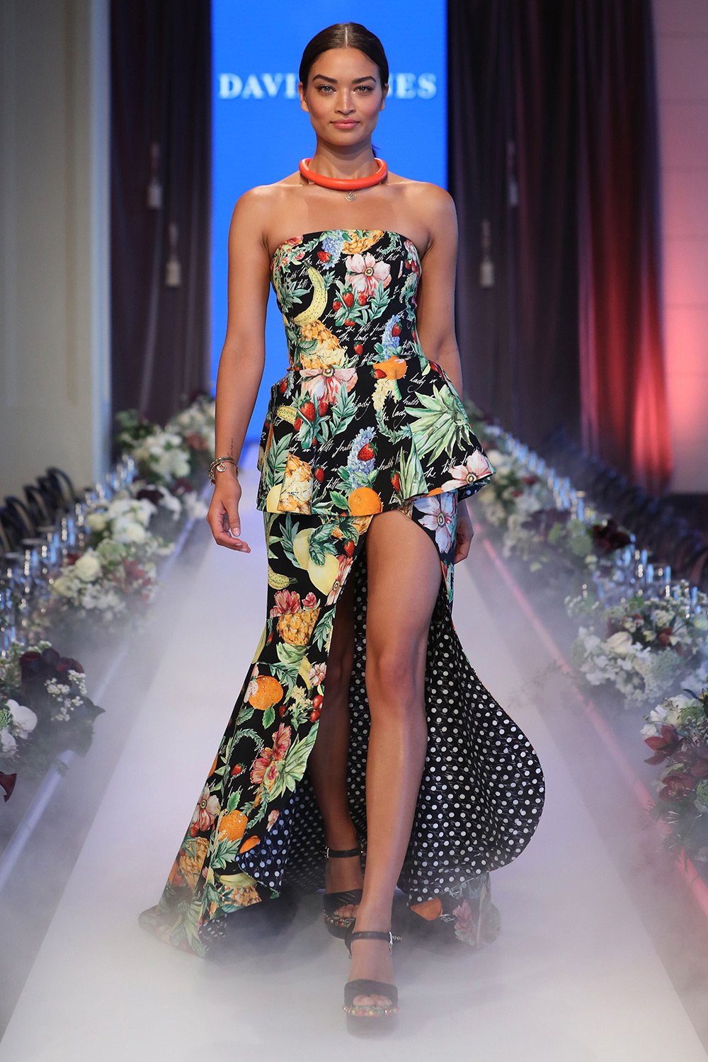 CALL ME CARMEN WRAP SKIRT W FRONT TUCKS