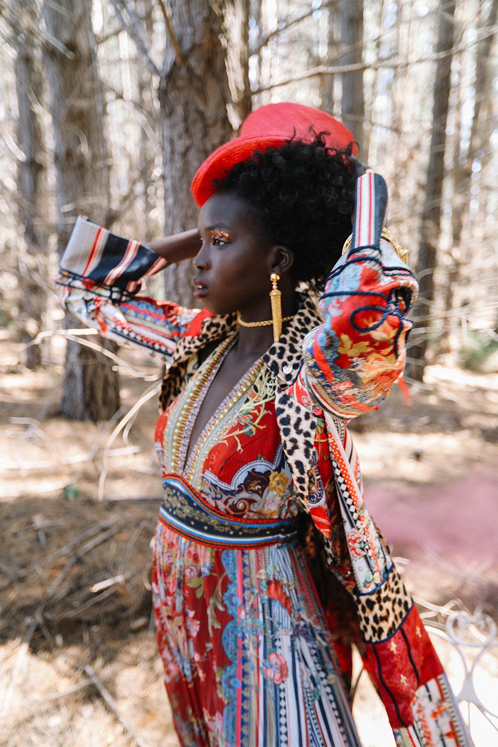 TIE NECK HALTER JUMPSUIT COSTUME PARTY