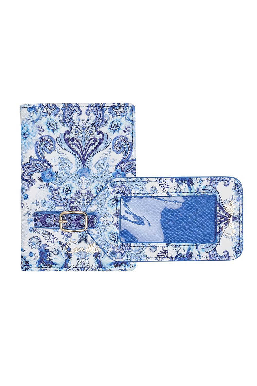 PASSPORT HOLDER AND LUGGAGE TAG TALKING ABOUT A REVOLUTION