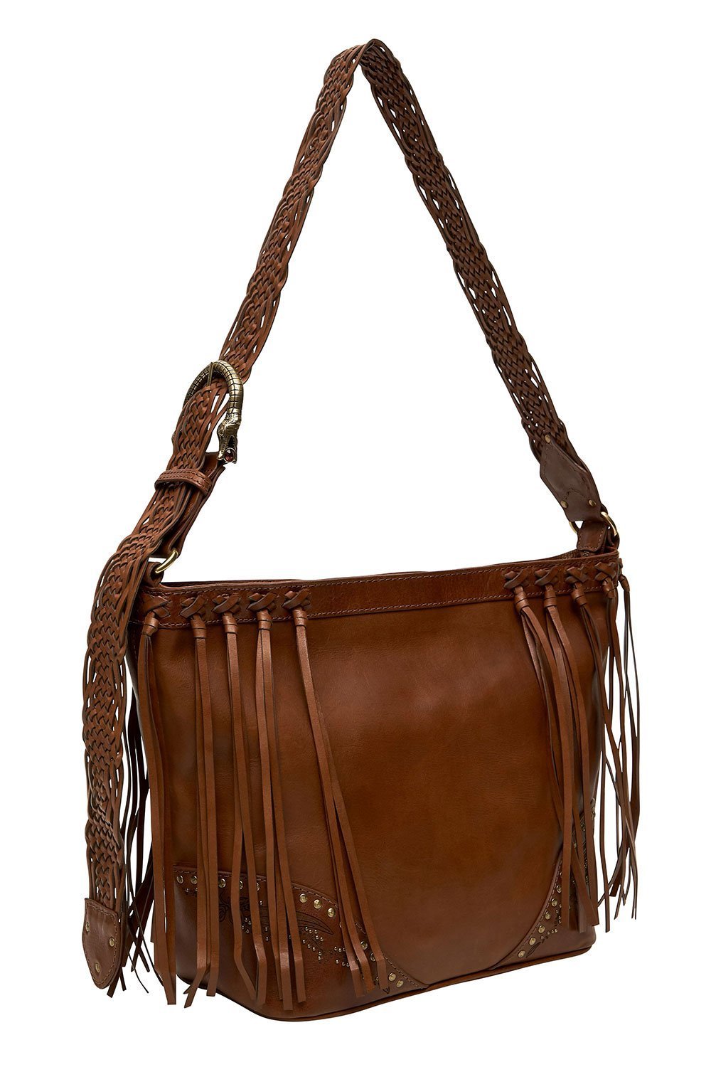 LEATHER HOBO TAN