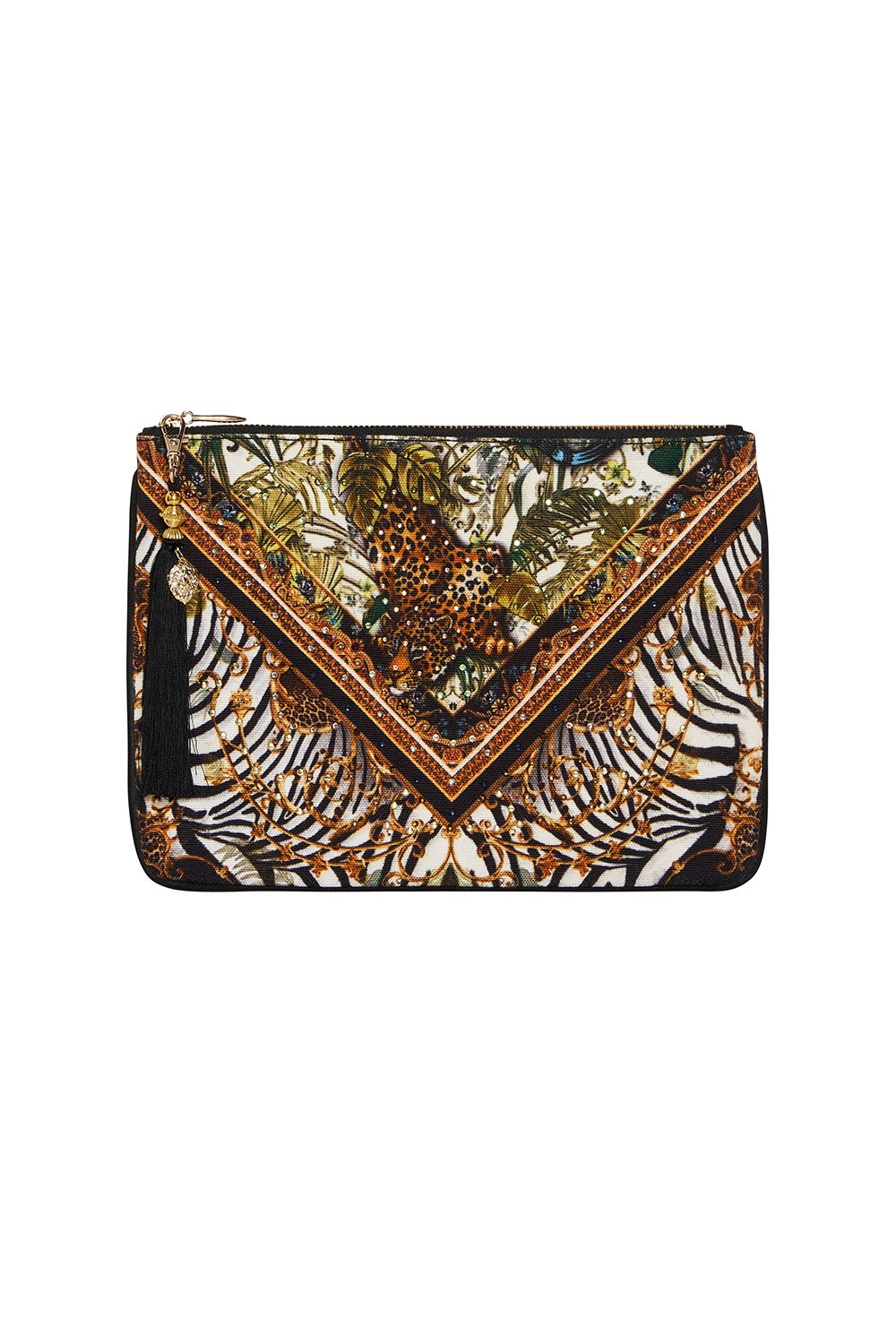 SMALL CANVAS CLUTCH NIGHT WAITING FOR DAY