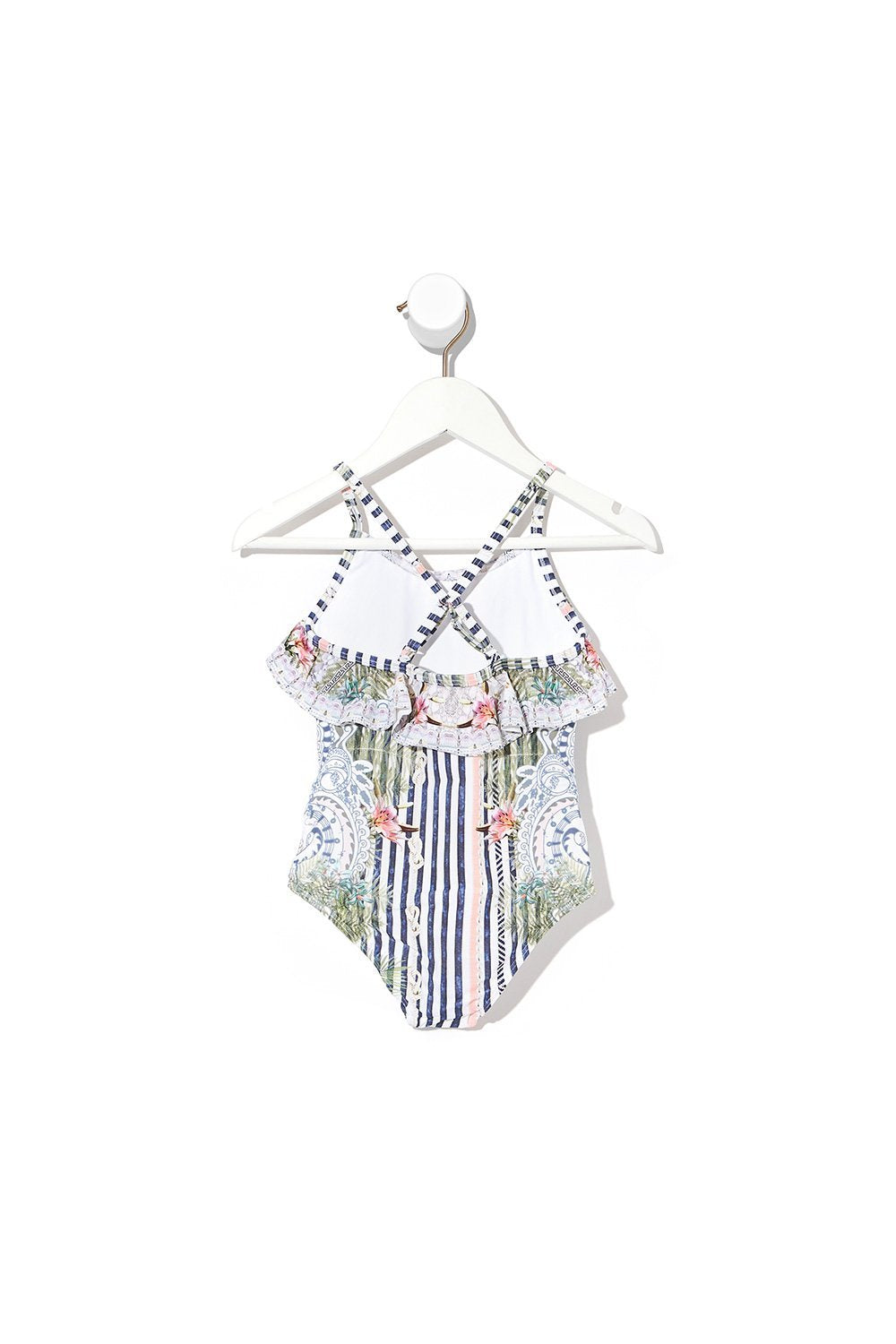 INFANTS NECK FRILL ONE PIECE BEACH SHACK