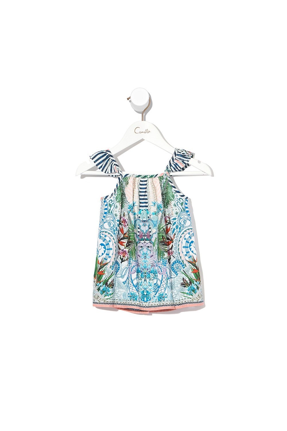 BABIES DRESS WITH FRILL STRAP BEACH SHACK