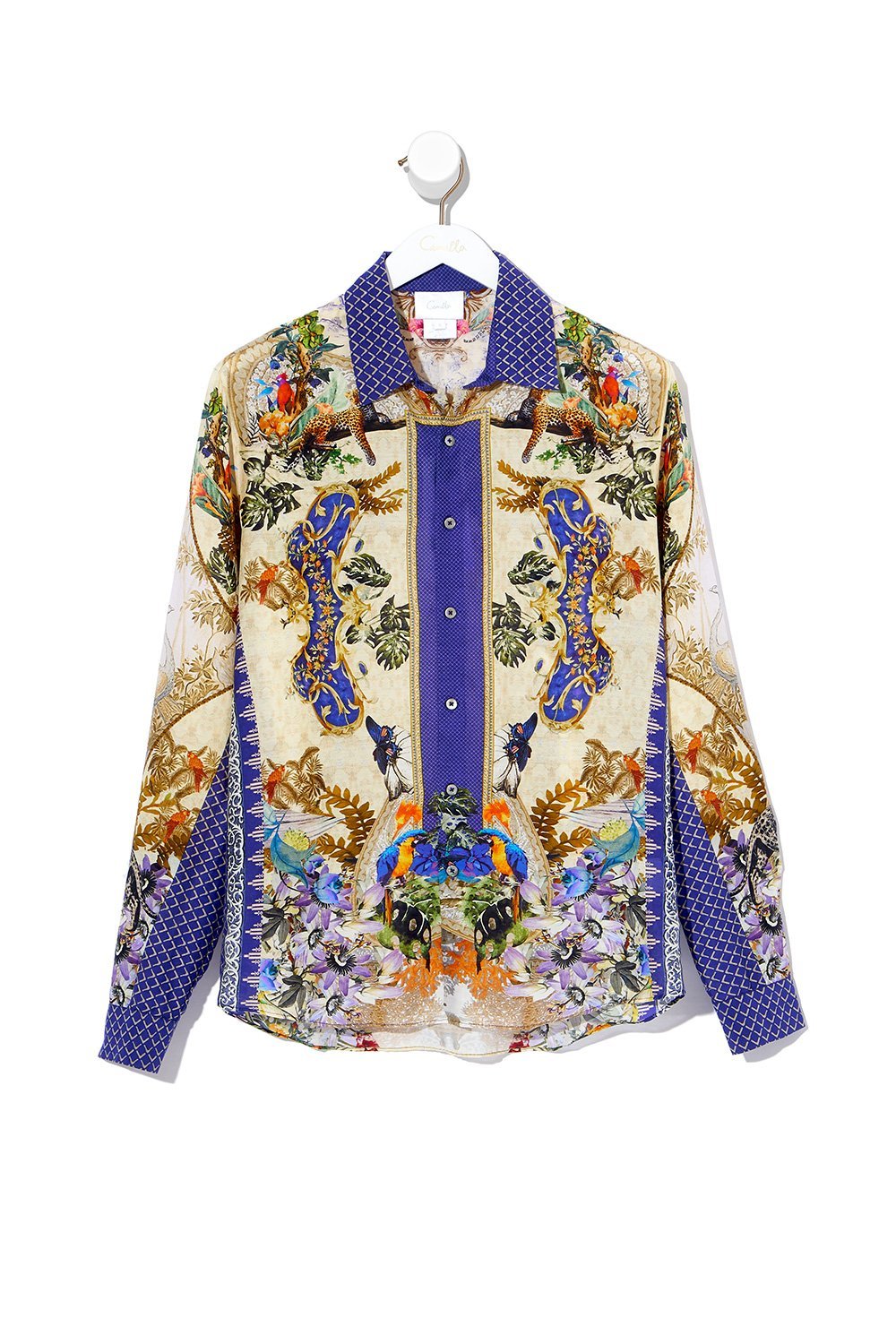 MENS LONG SLEEVE COLLARED SHIRT MUSE NOVELS