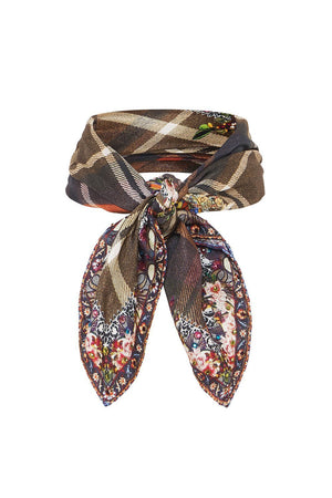 NECK TIE SCARF PAVED IN PAISLEY