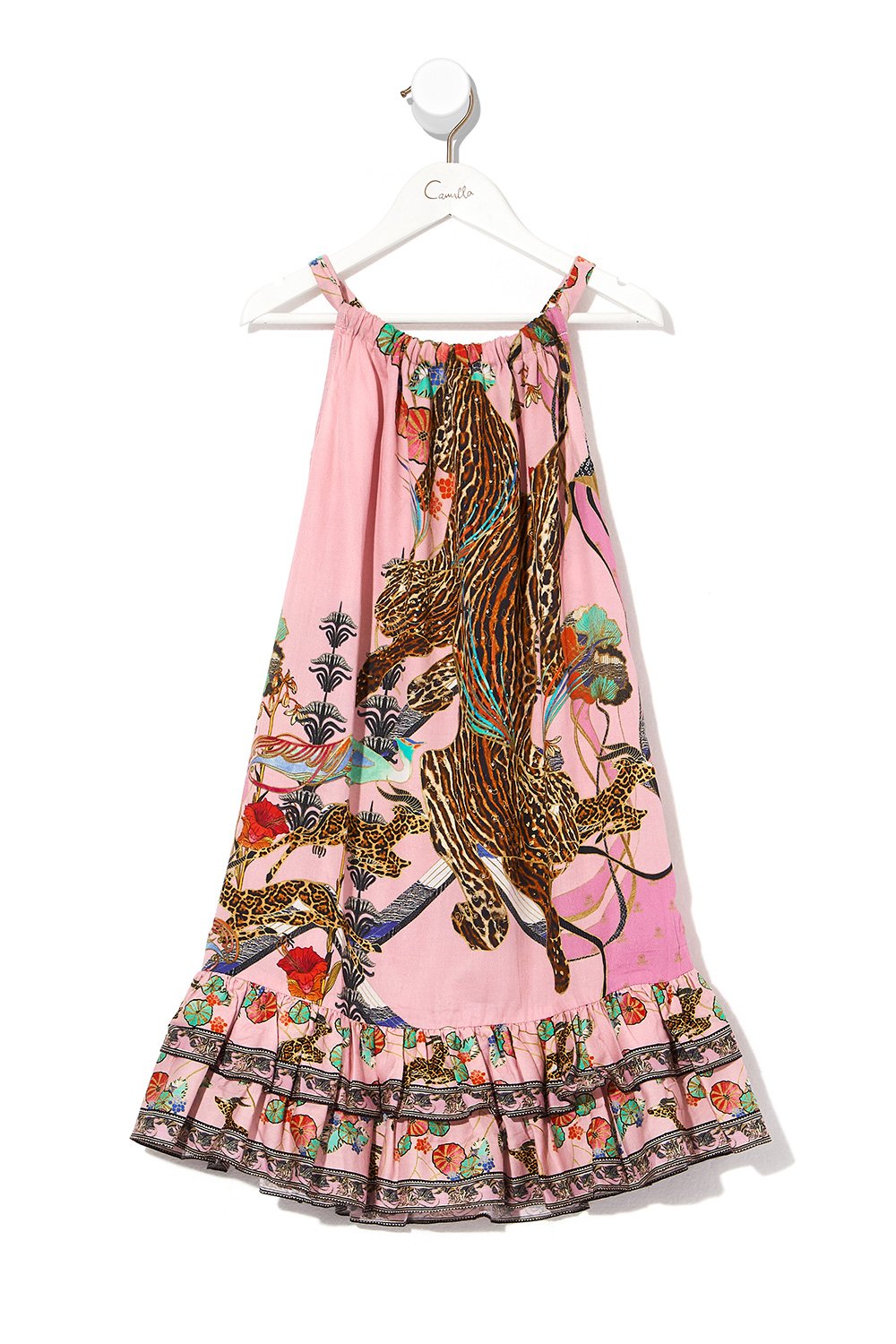 INFANTS FRILL HEM TIERED DRESS ZIBA ZIBA