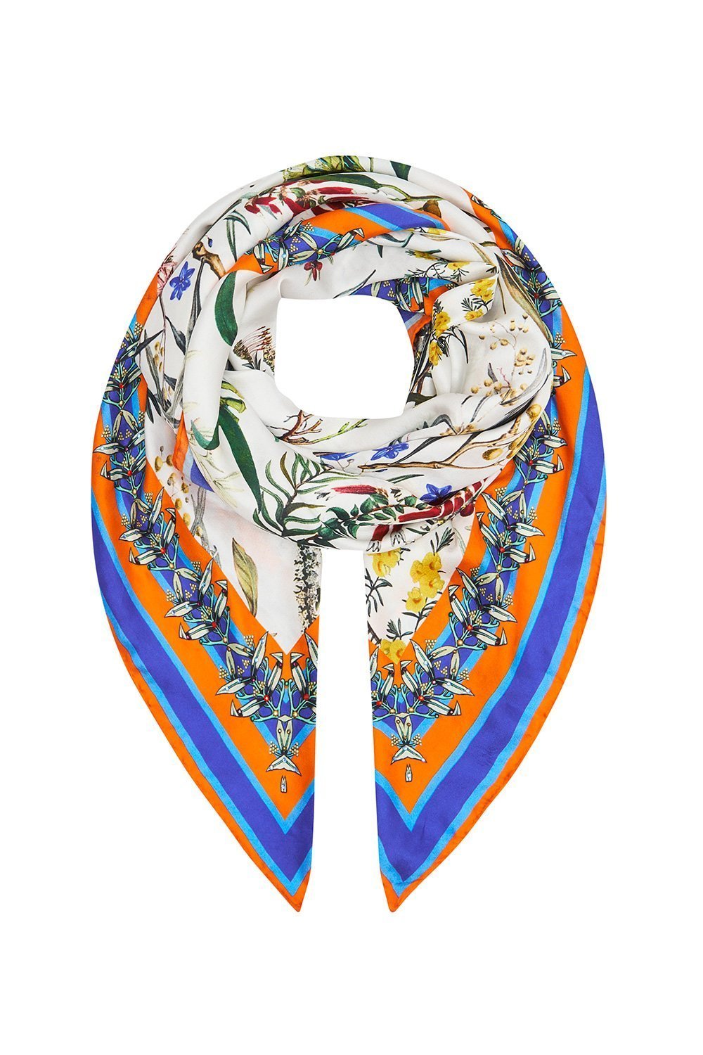 LARGE SQUARE SCARF FLORISTS FLOOR