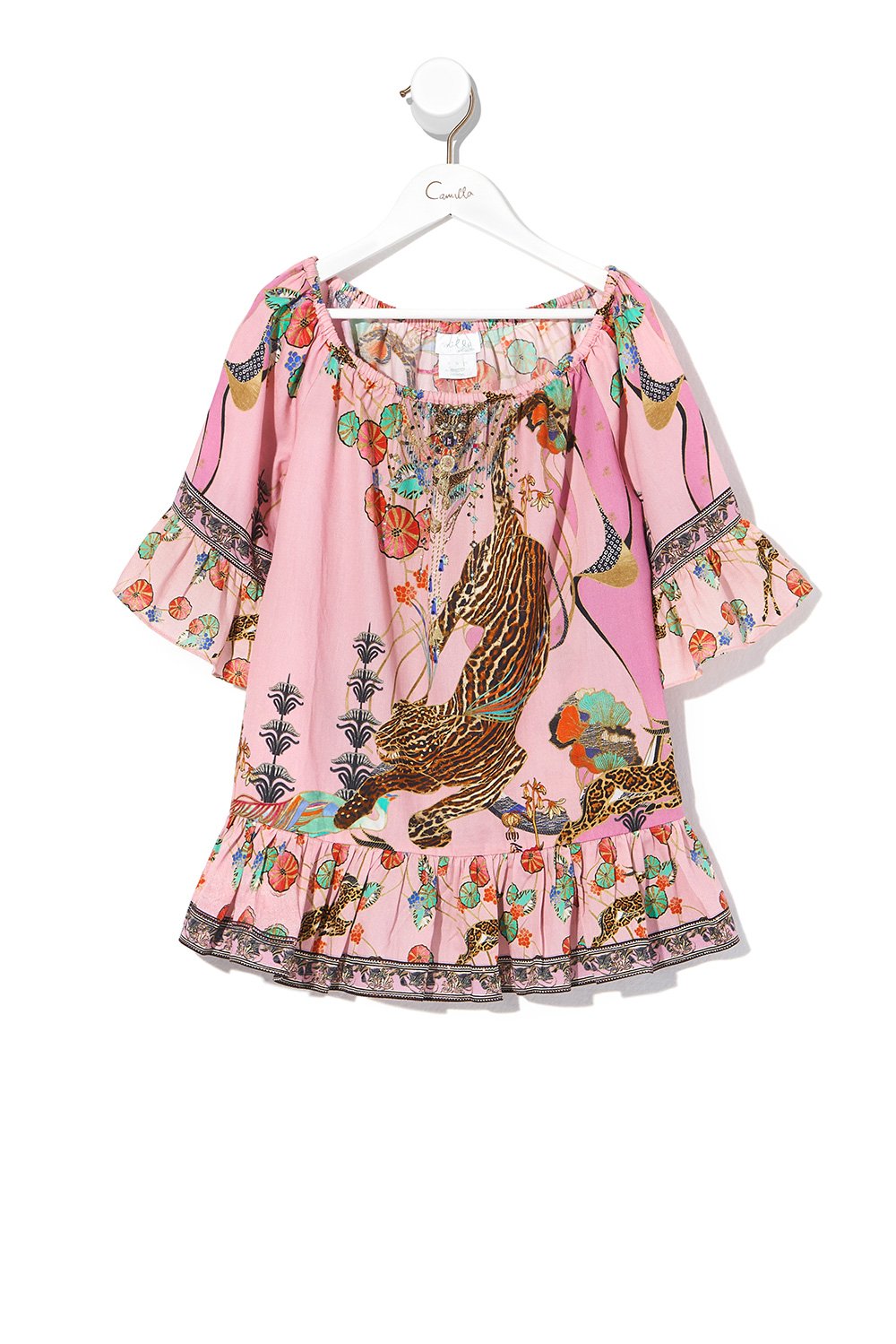 INFANTS A-LINE FRILL DRESS ZIBA ZIBA