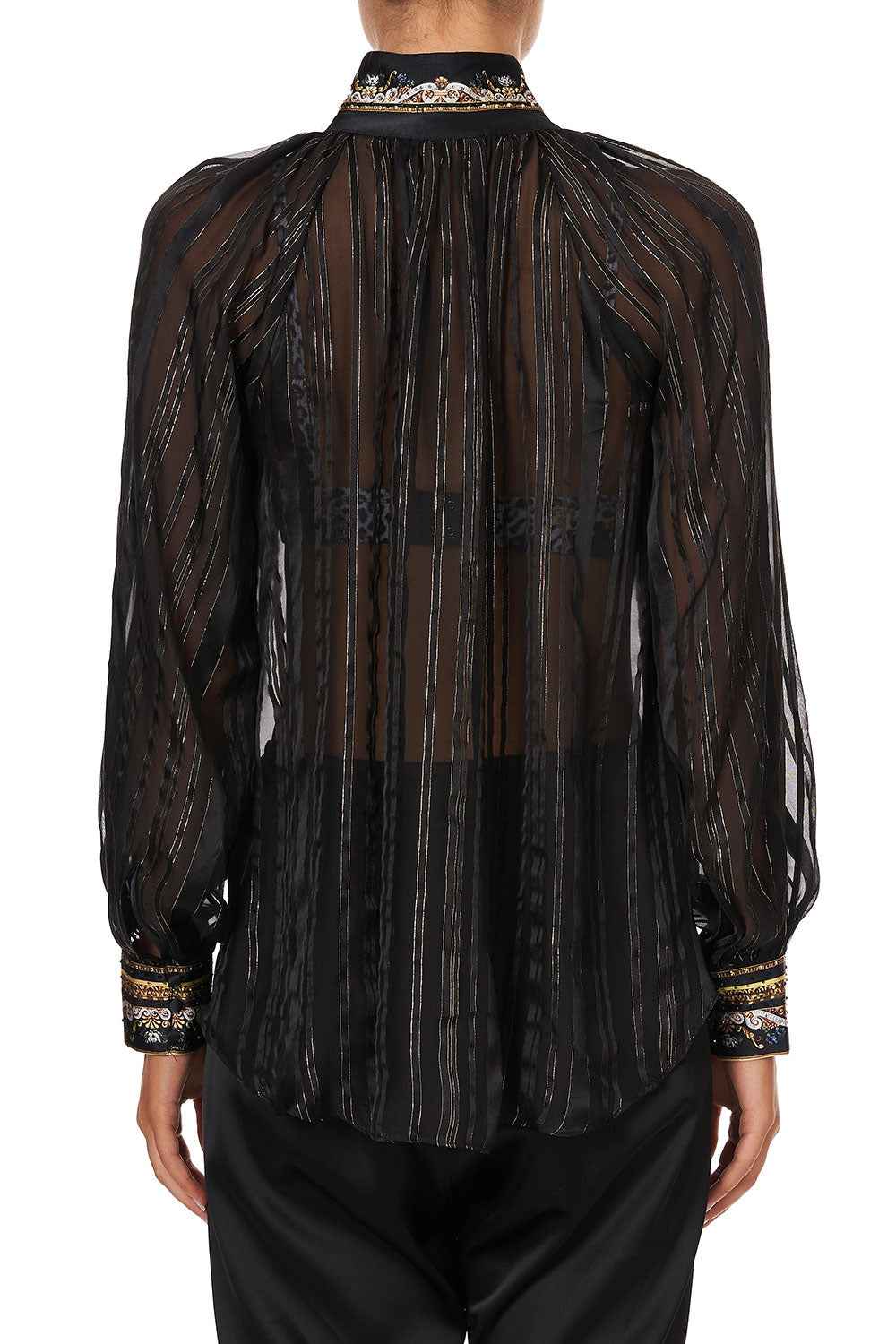 RAGLAN BUTTON UP SHIRT STUDIO 54