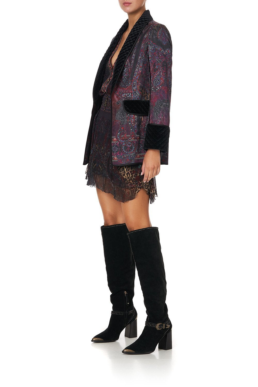 JACKET WITH TURN BACK CUFF THE SMOKING LOUNGE