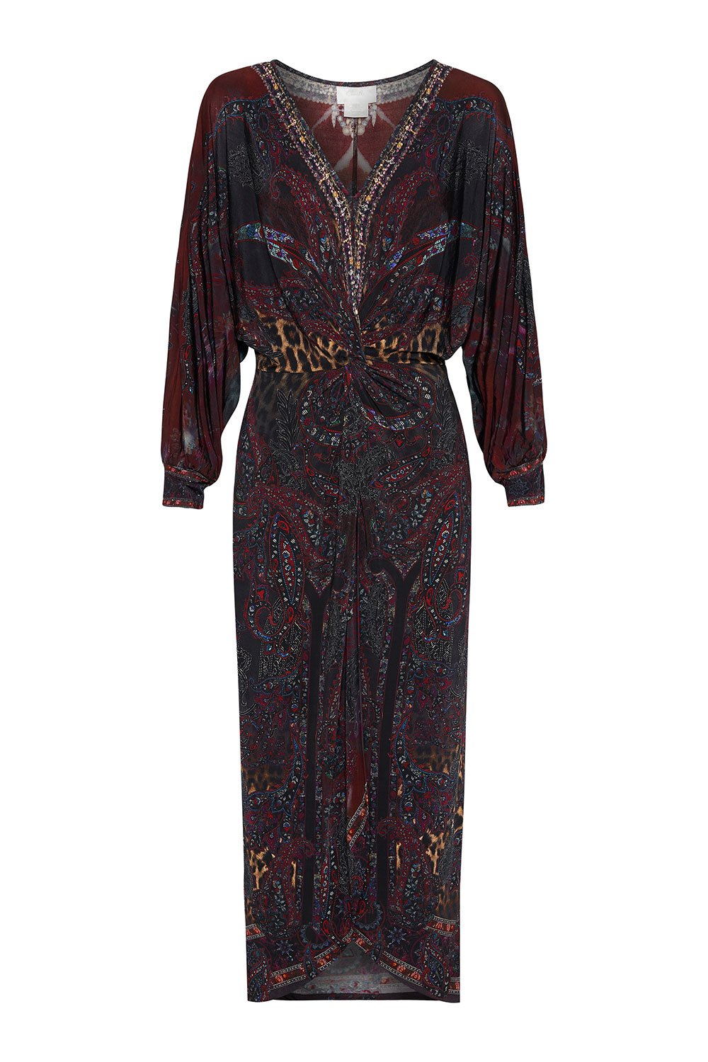 TWIST FRONT DRESS THE SMOKING LOUNGE