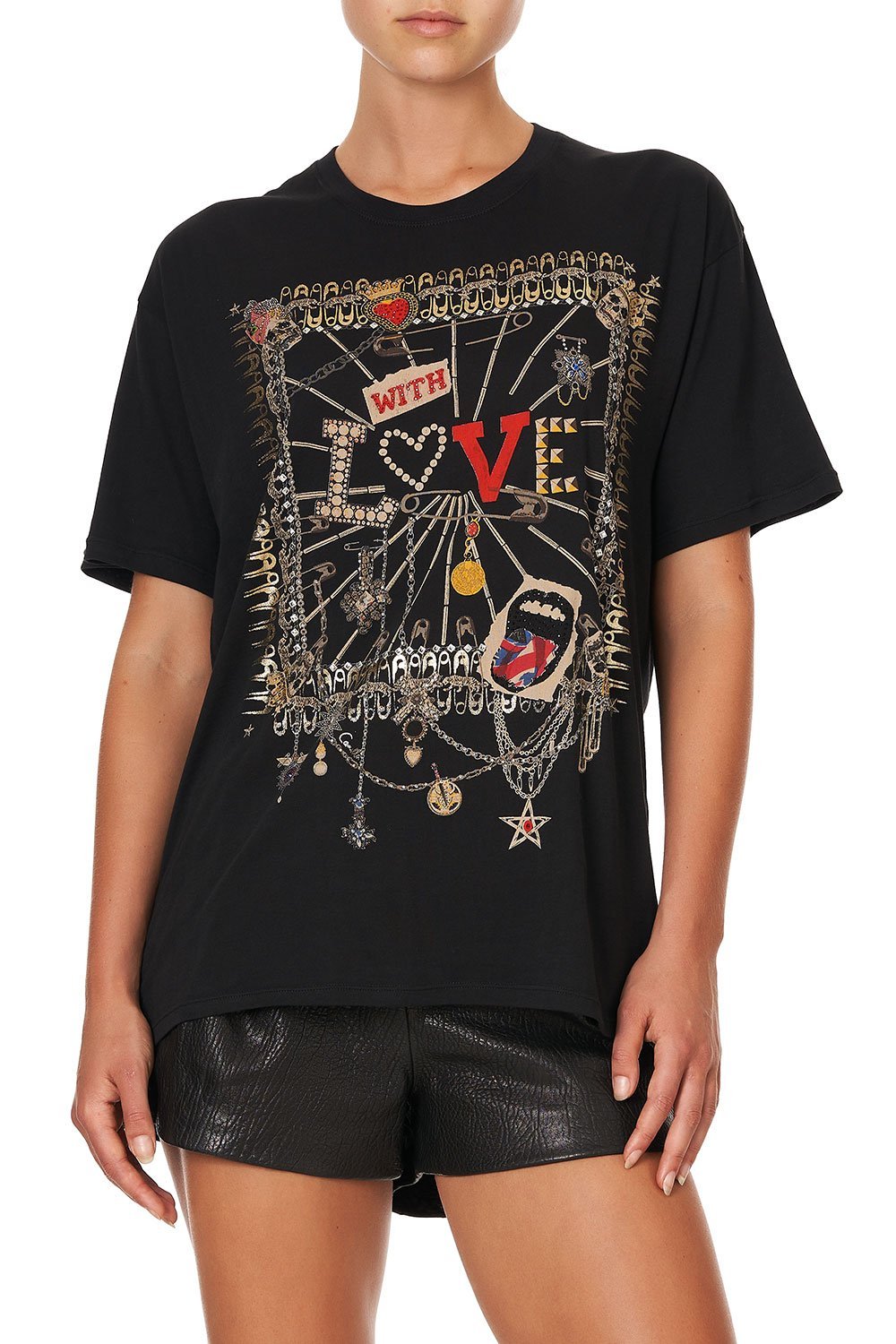 OVERSIZE BAND TEE CAMDEN MOON
