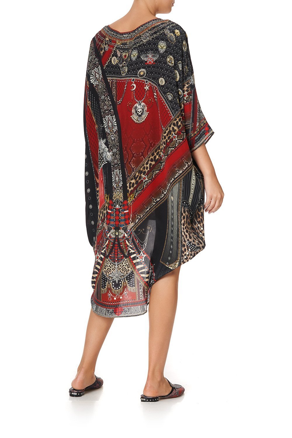 SCOOP BACK HEM DRESS LONDON CALLING