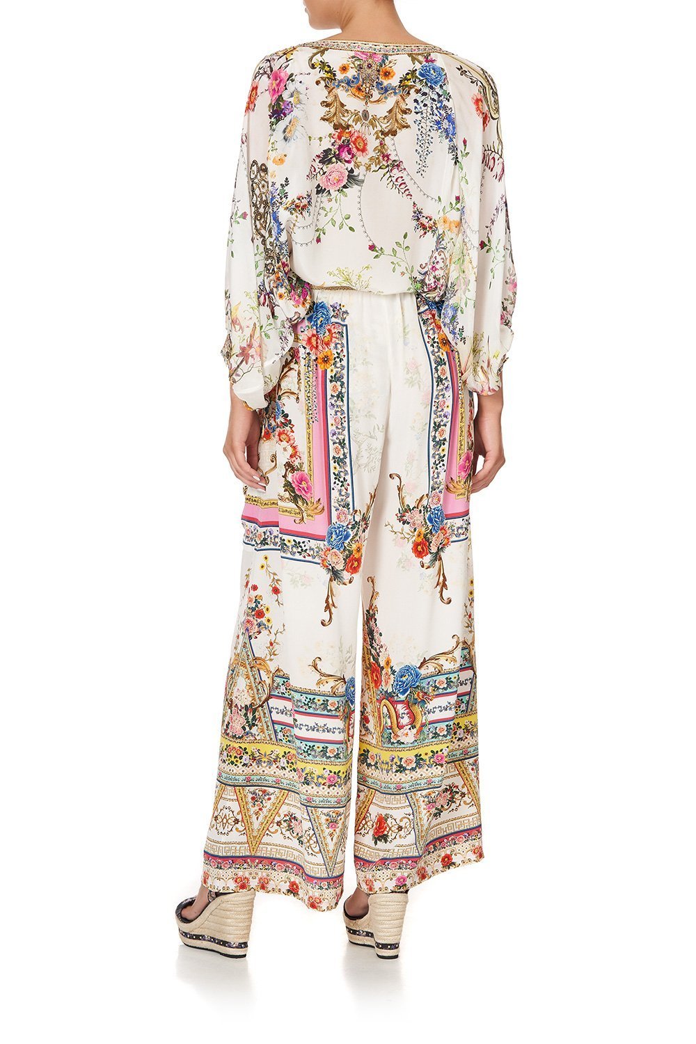 WIDE LEG TROUSER WITH FRONT POCKETS PARTY IN THE PALACE