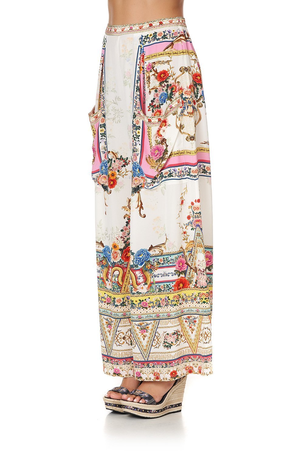 WIDE LEG TROUSER WITH FRONT POCKETS PARTY IN THE PALACE