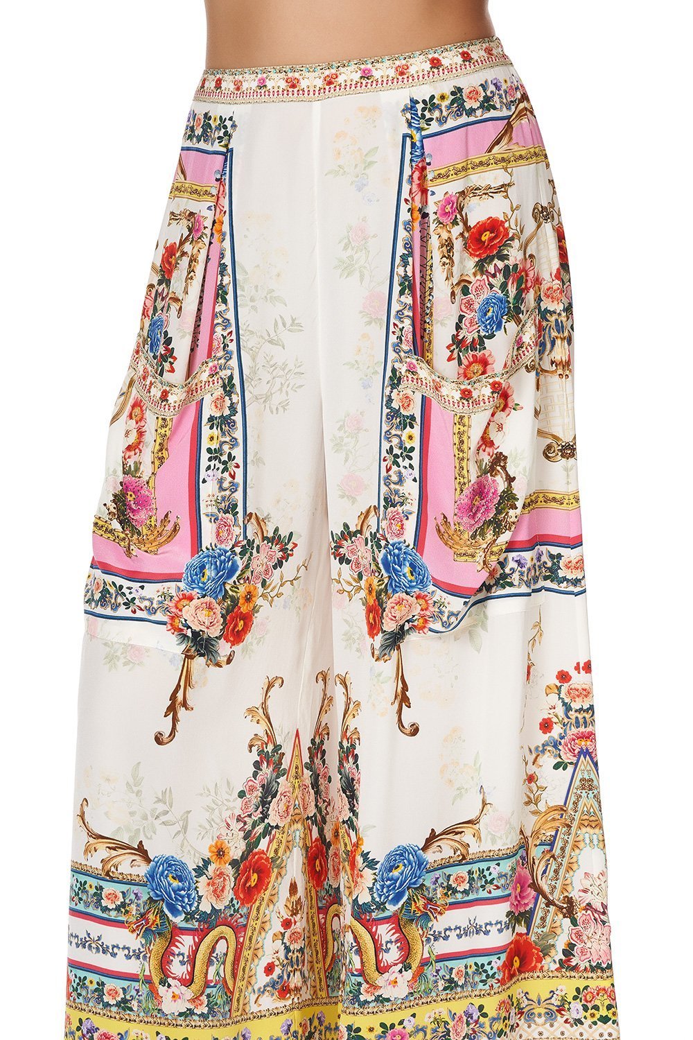 WIDE LEG TROUSER WITH FRONT POCKETS PARTY IN THE PALACE