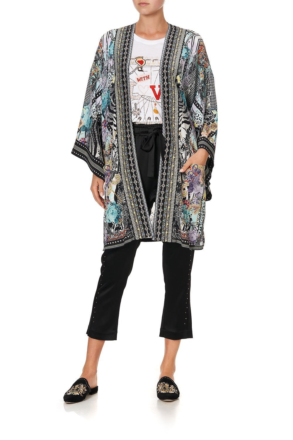 KIMONO WITH TIE BELT THINK KINKS