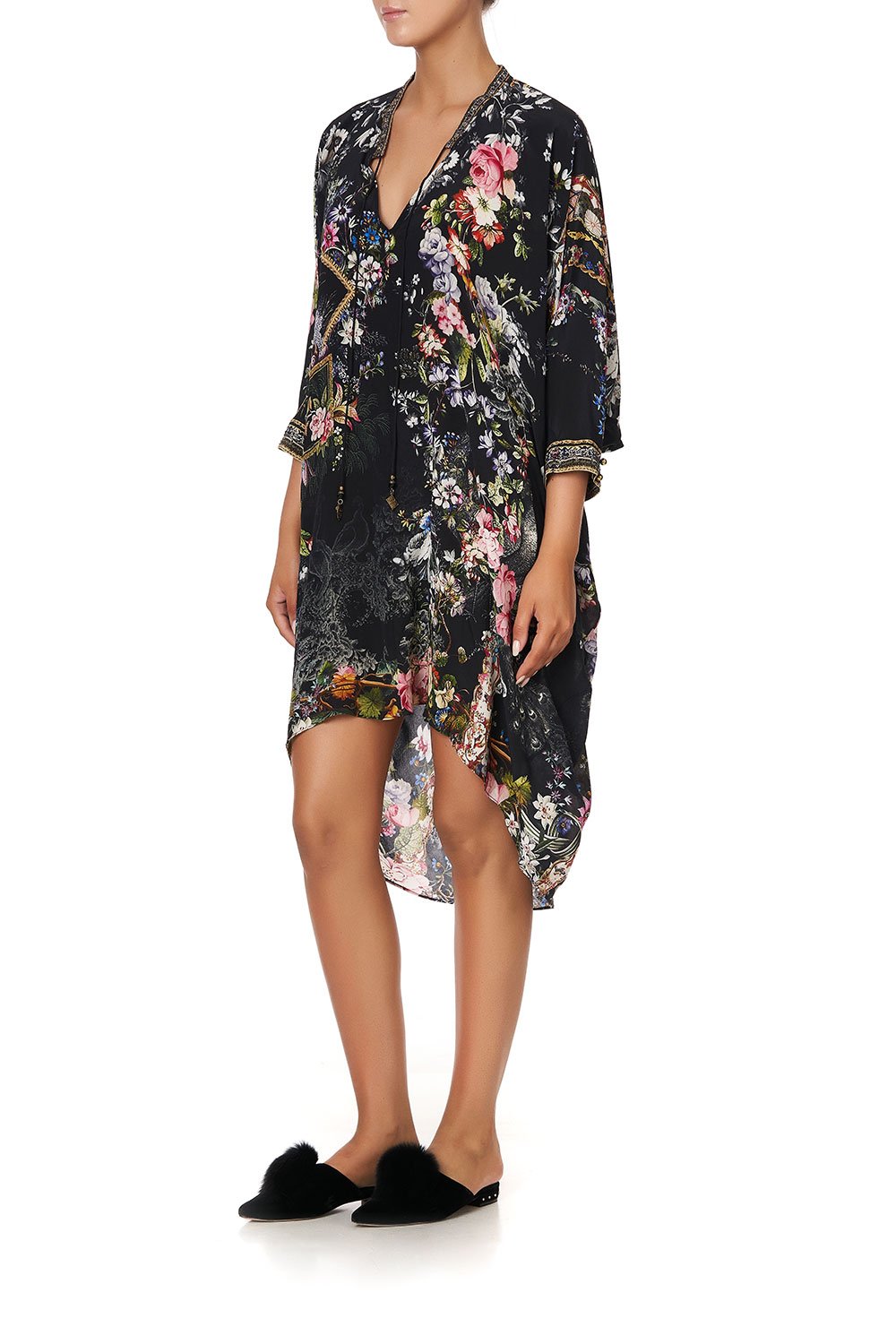 V-NECK DRESS WITH DRAPED BACK FROM THE ARCHIVES