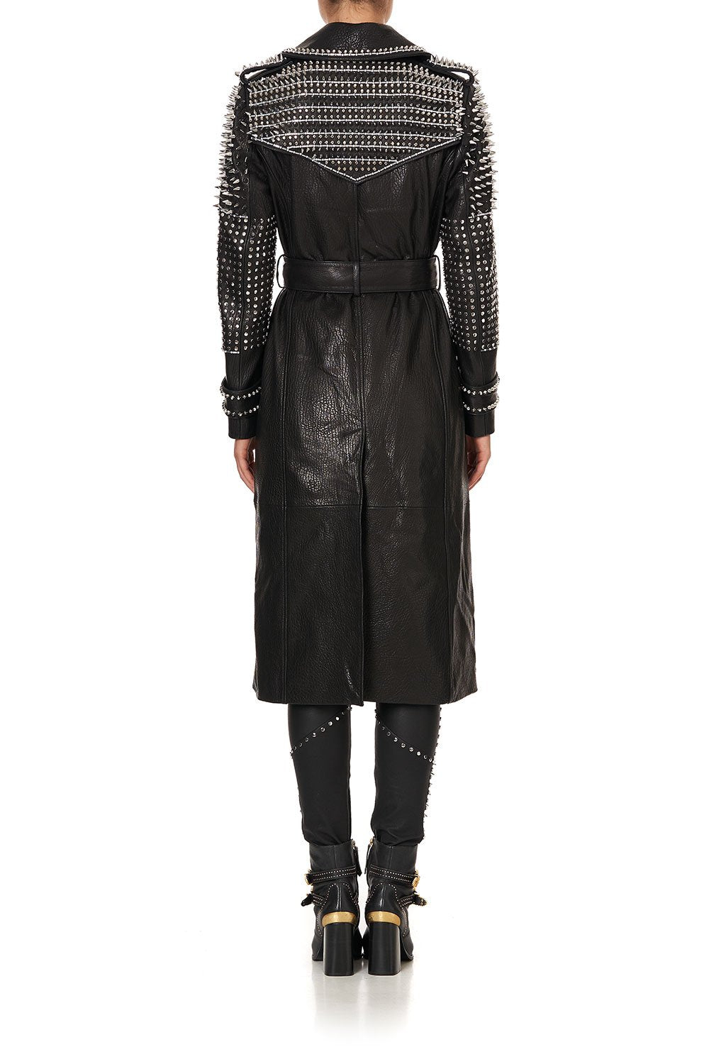 LEATHER TRENCH COAT LEATHER