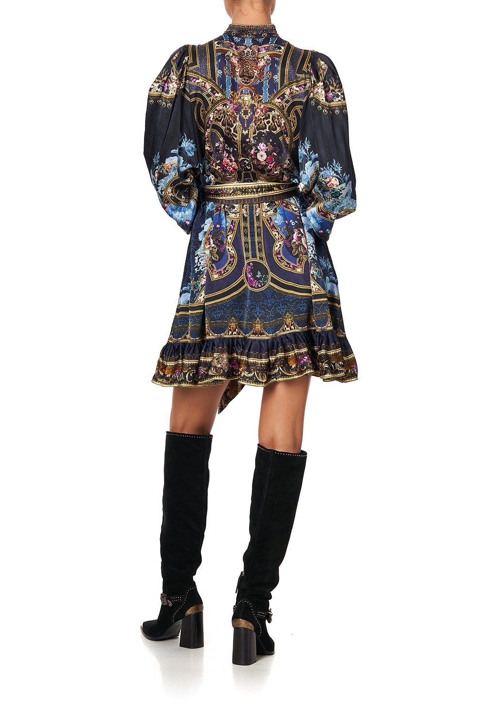 DROP SLEEVE SHIRT DRESS FIELDS OF TREASURE