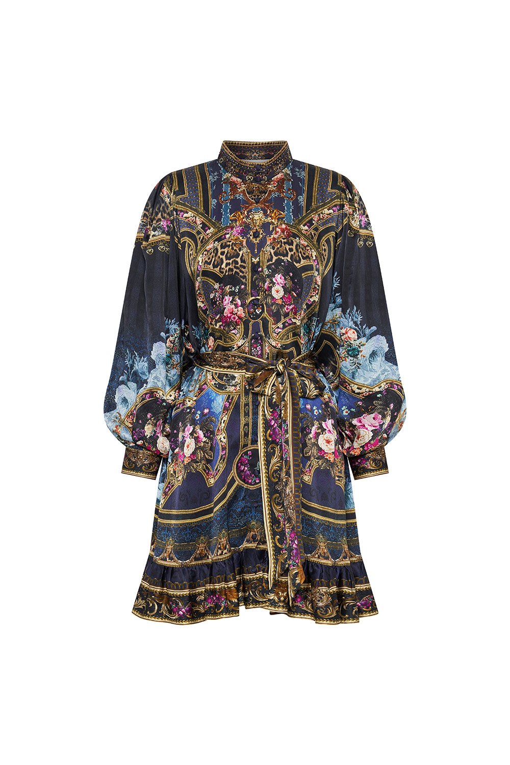 DROP SLEEVE SHIRT DRESS FIELDS OF TREASURE