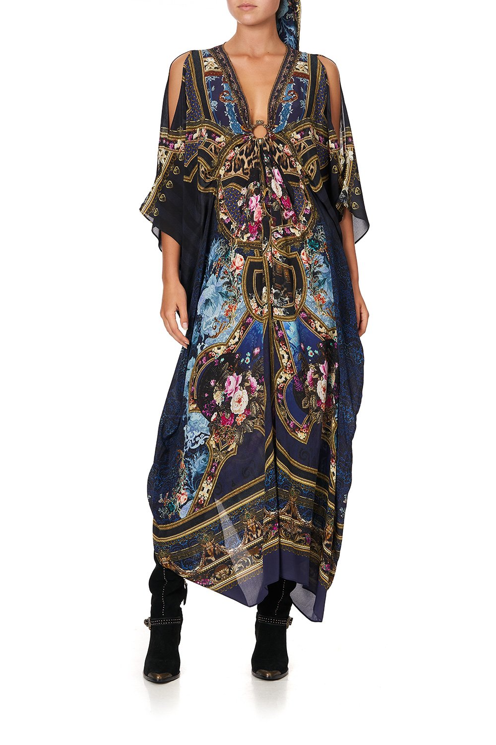 Split Sleeve Kaftan With Hardware Fields Of Treasure Camilla Uk