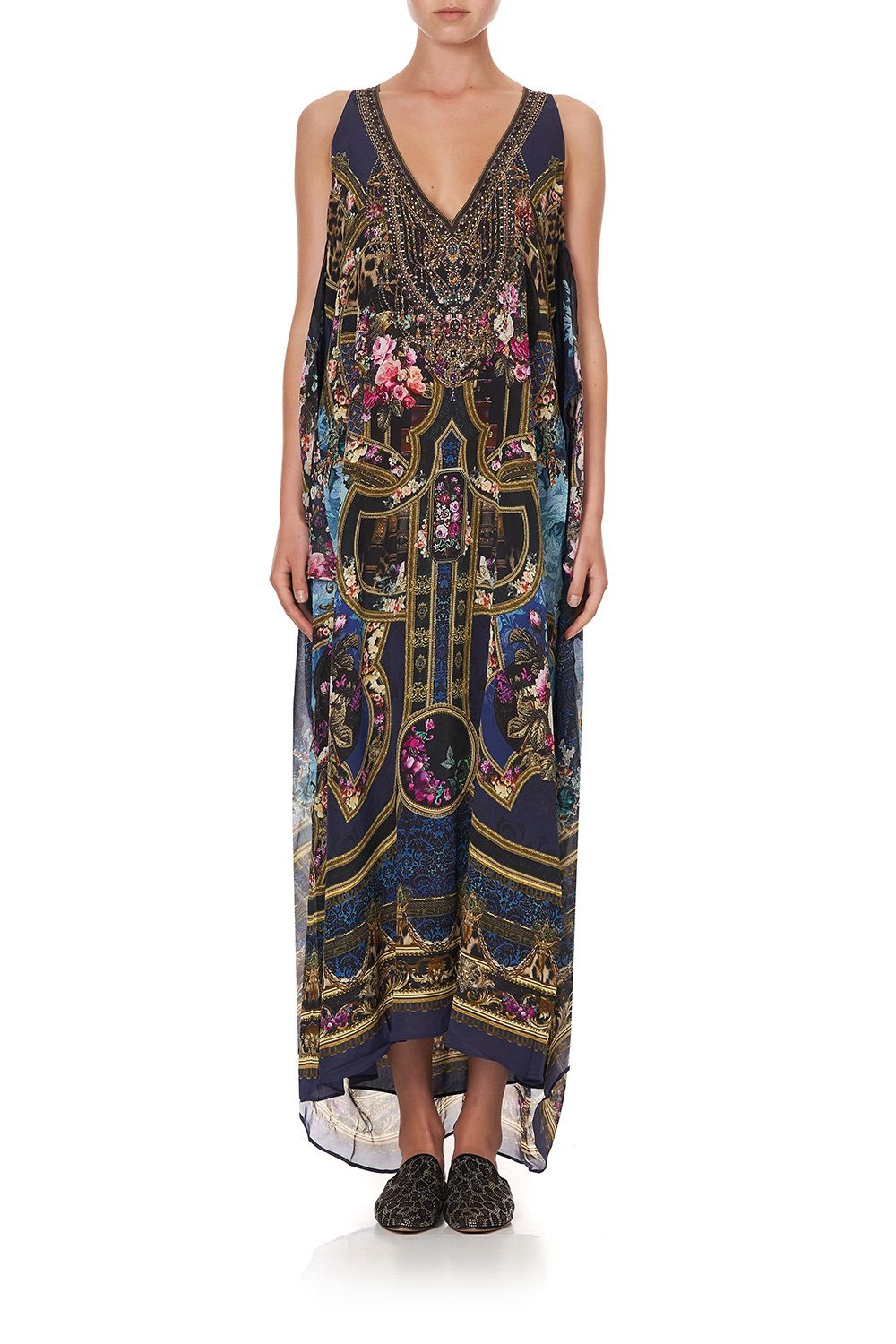 TIE FRONT MULTIWEAR DRESS FIELDS OF TREASURE