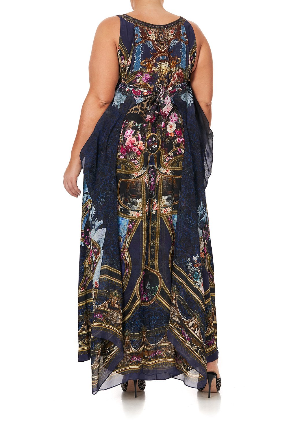 TIE FRONT MULTIWEAR DRESS FIELDS OF TREASURE