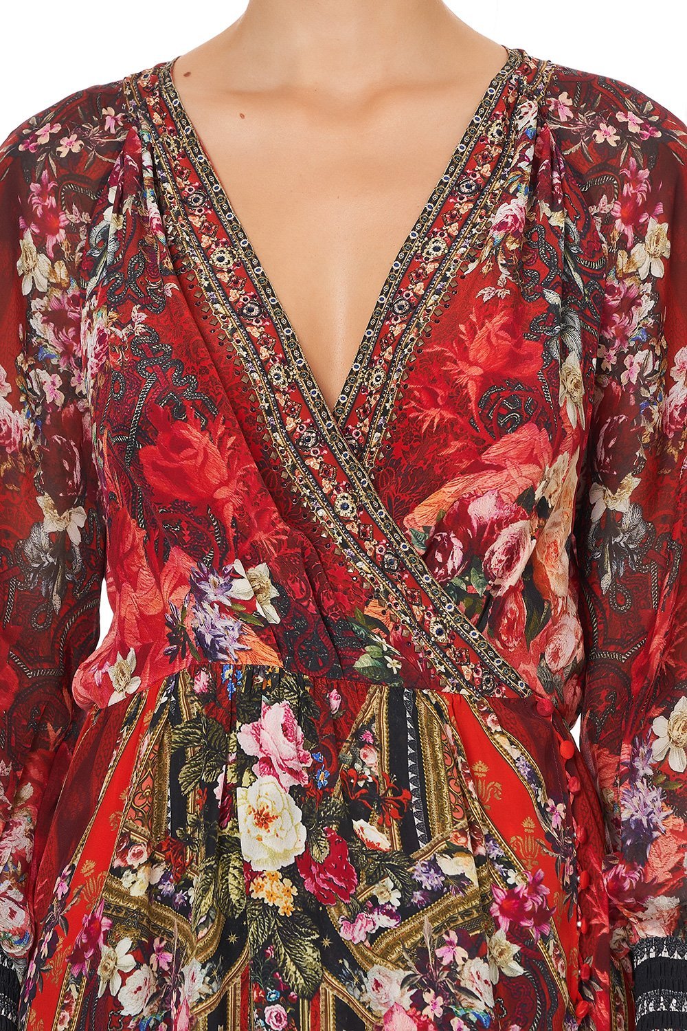 WRAP BUTTON DRESS STORIES OF A STATION