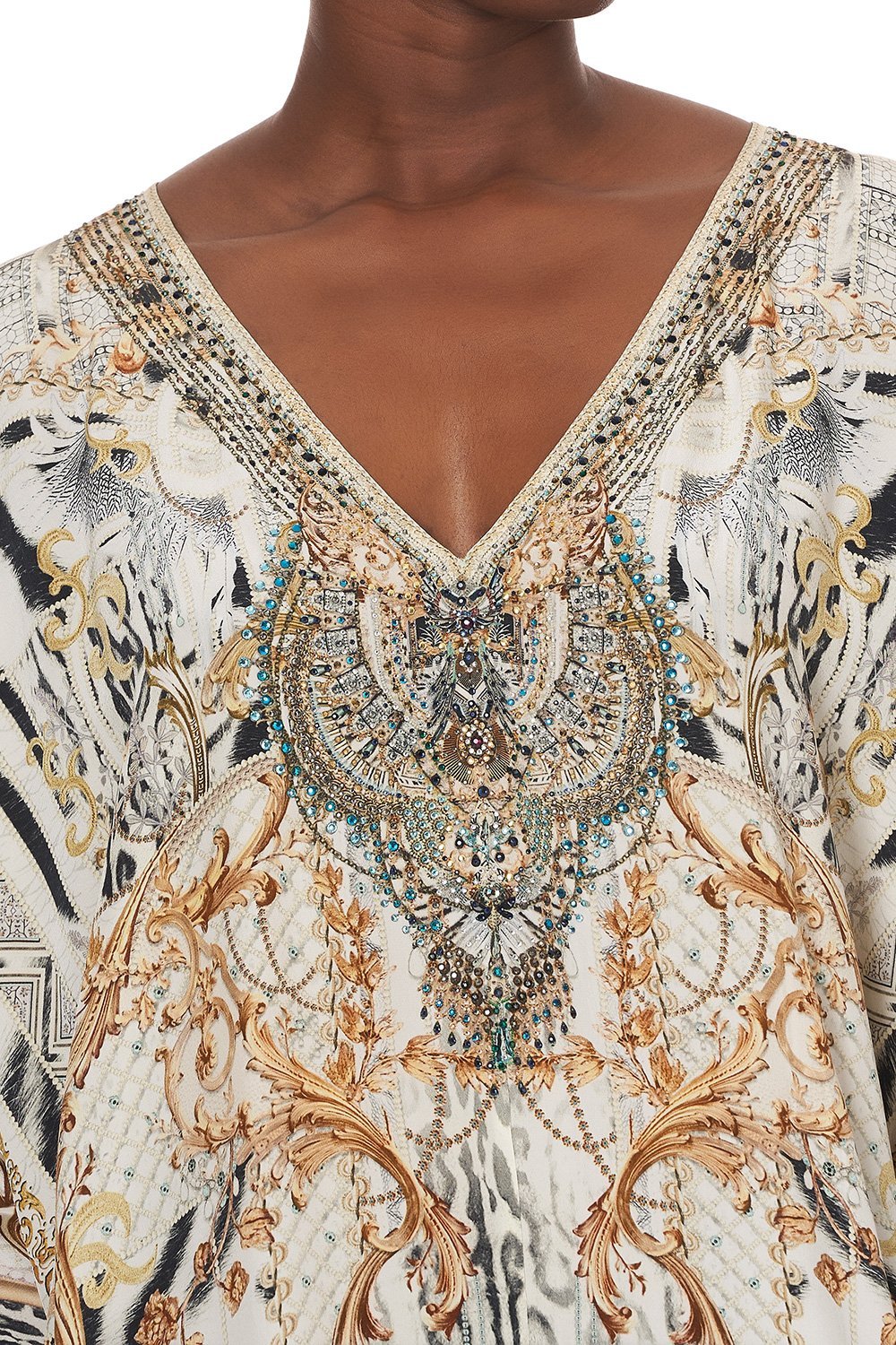 SHORT KAFTAN WITH RAGLAN SLEEVE GATES OF GLORY