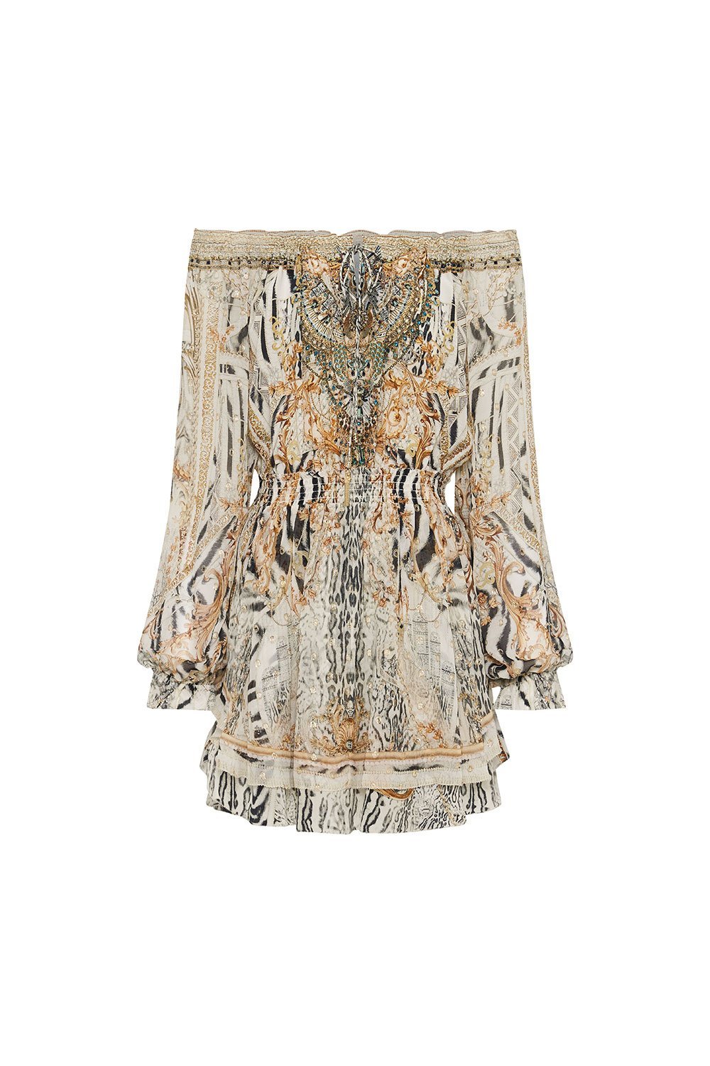 TIERED MINI DRESS GATES OF GLORY