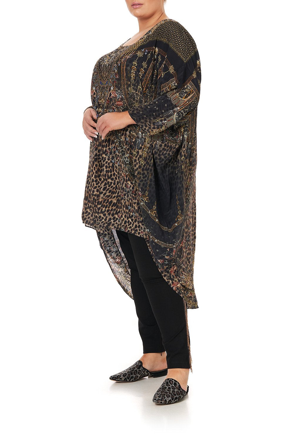 SCOOP BACK HEM DRESS ABINGDON PALACE