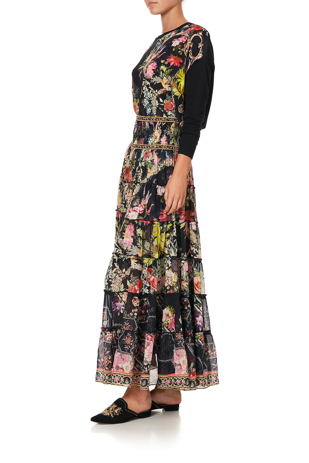 LONG SLEEVE JUMPER WITH PRINT FRONT HAMPTON HIVE