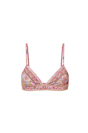 SOFT BRA WITH BACK CLIP PATCHWORK HEART