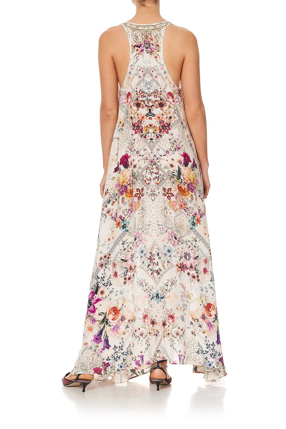 V NECK RACERBACK DRESS SEW IN LOVE