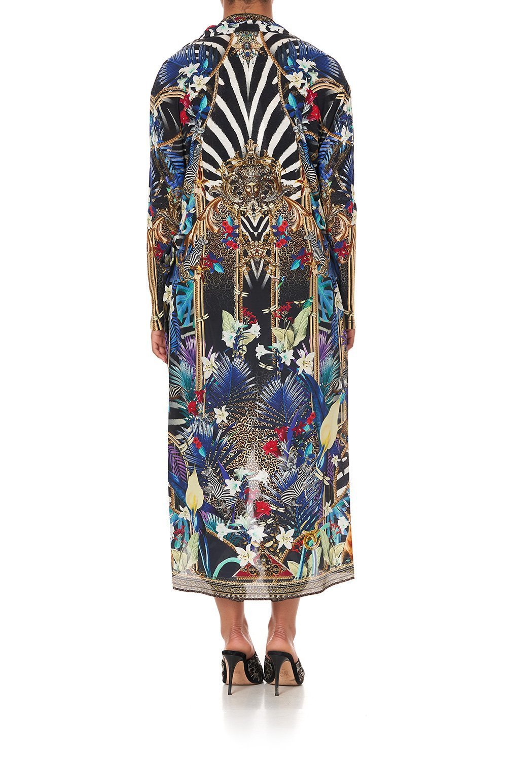 LONG CASUAL JACKET WITH POCKETS RAINBOW ROOM