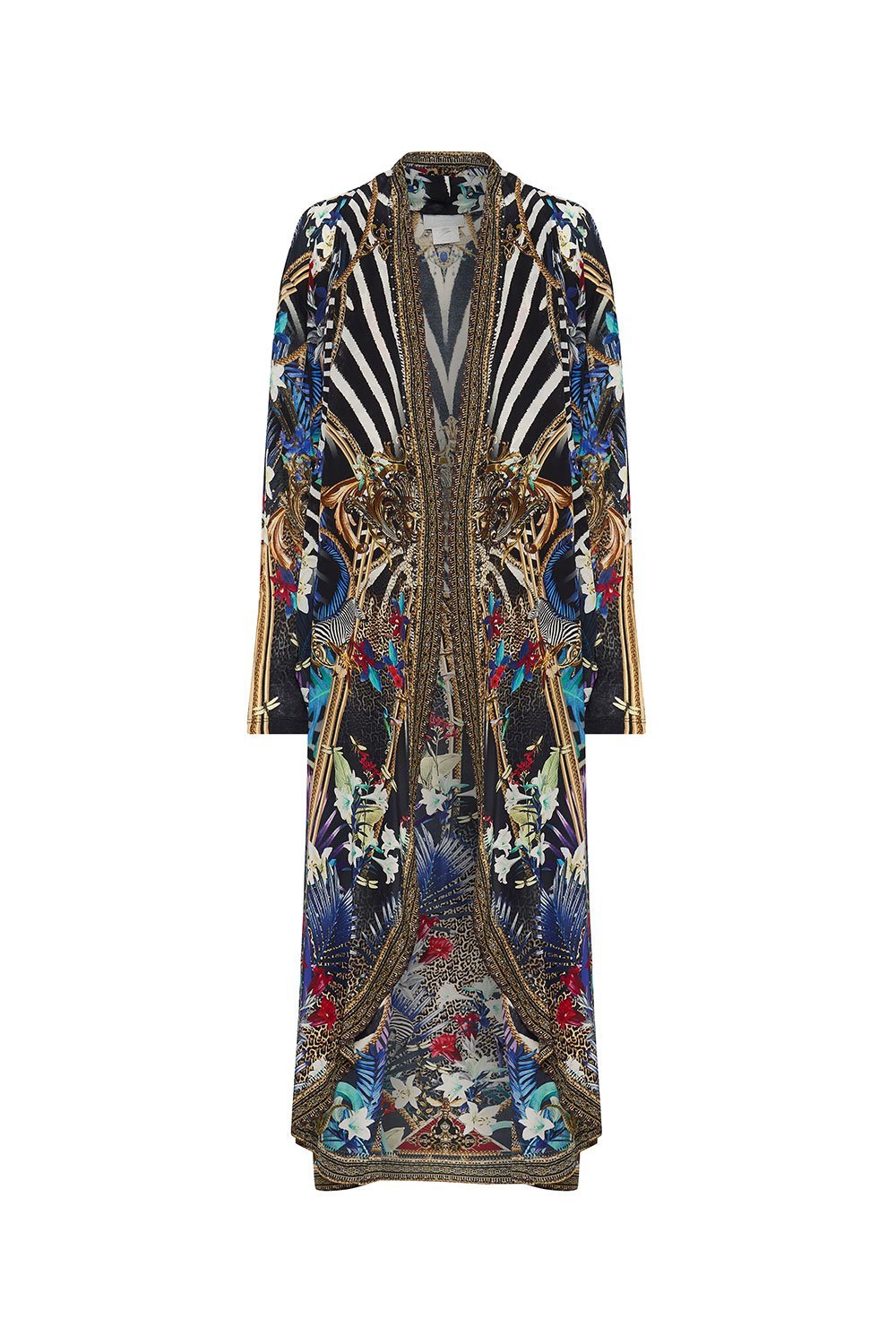 LONG CASUAL JACKET WITH POCKETS RAINBOW ROOM