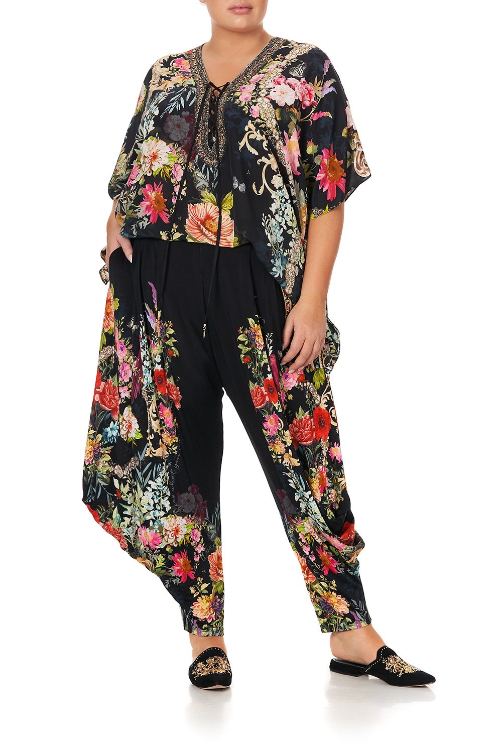 JERSEY DRAPE PANT WITH POCKET HAMPTON HIVE