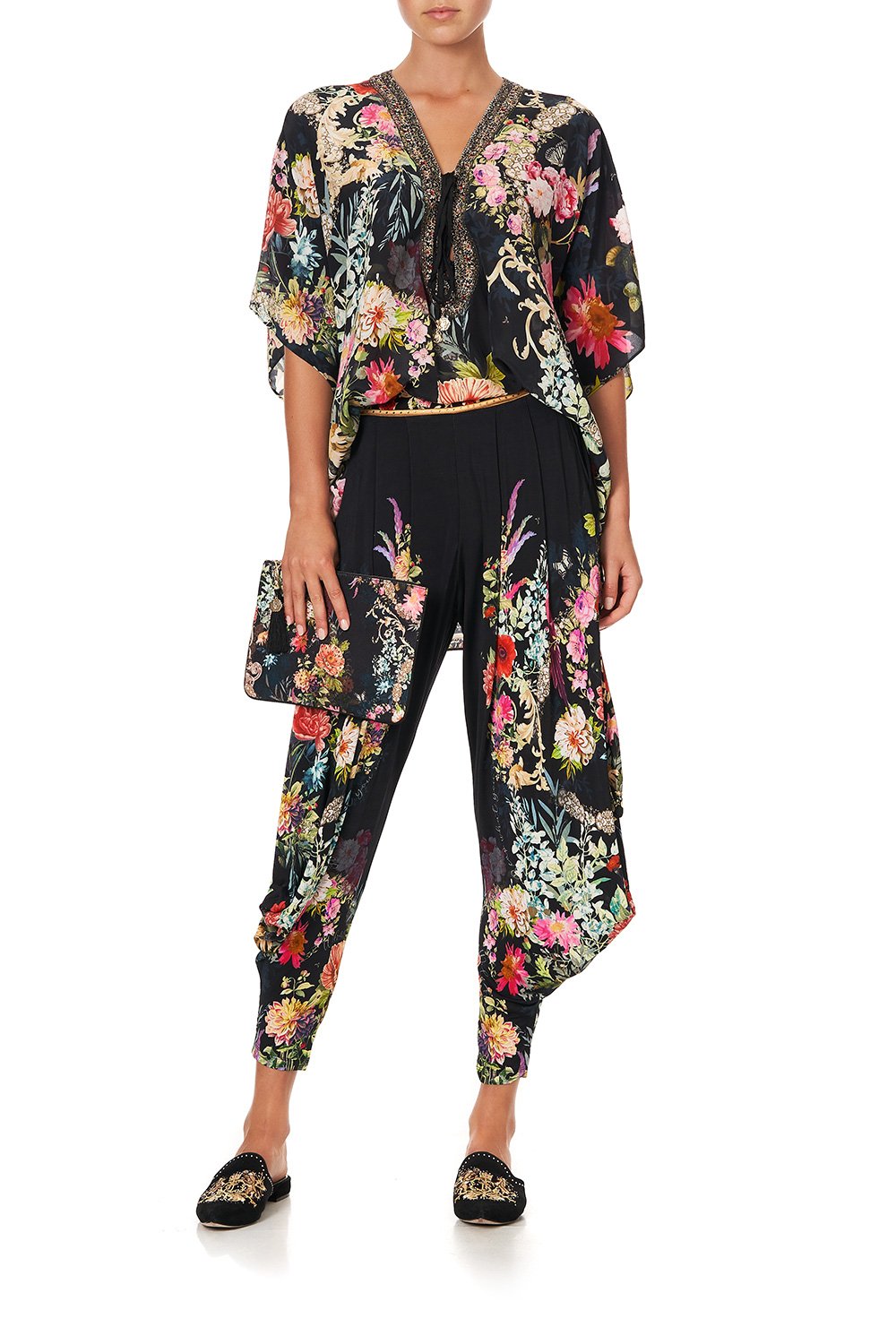 SMALL CANVAS CLUTCH HAMPTON HIVE