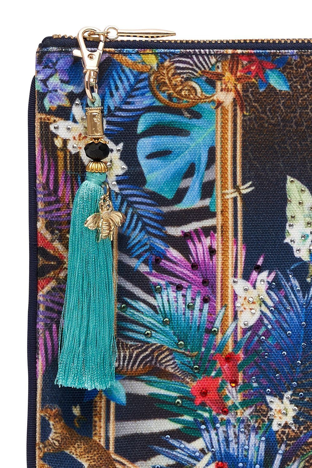 SMALL CANVAS CLUTCH RAINBOW ROOM