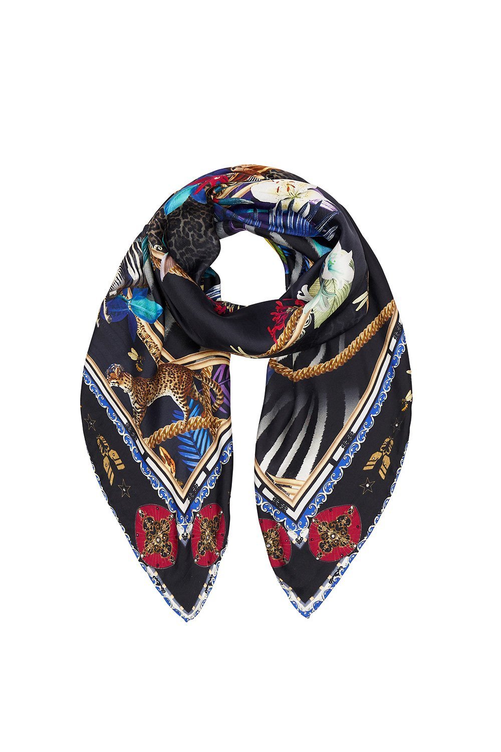 LARGE SQUARE SCARF RAINBOW ROOM