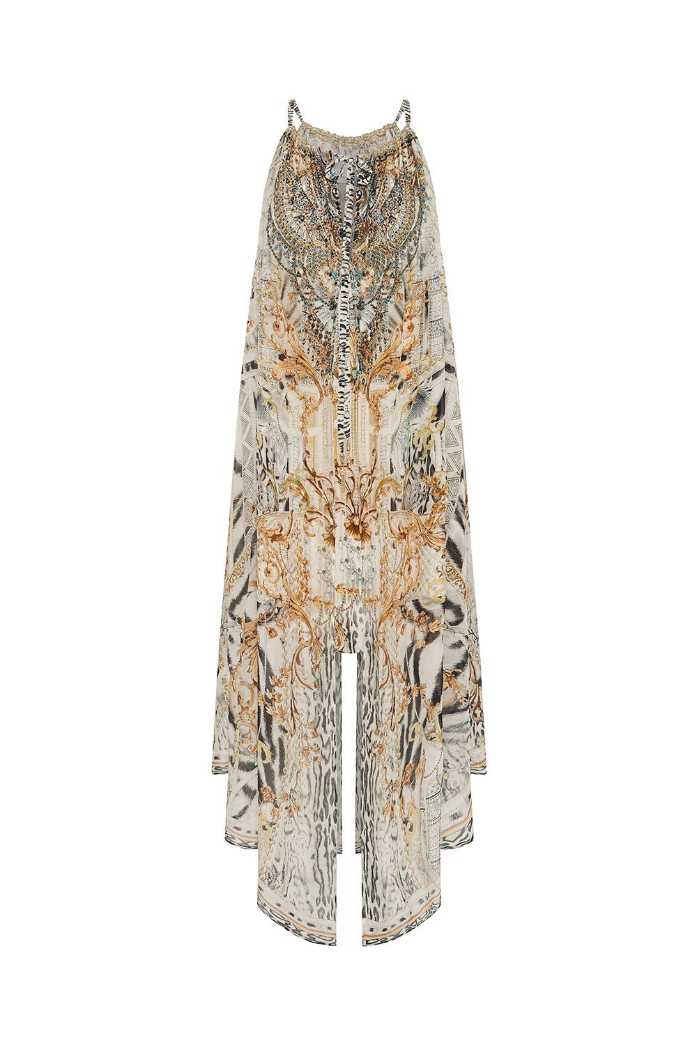 DRAWSTRING OVERLAY DRESS GATES OF GLORY