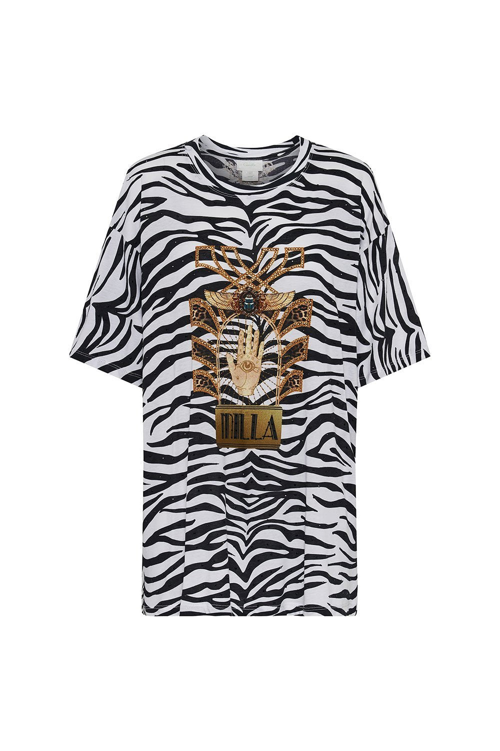 OVERSIZE BAND TEE RAINBOW ROOM