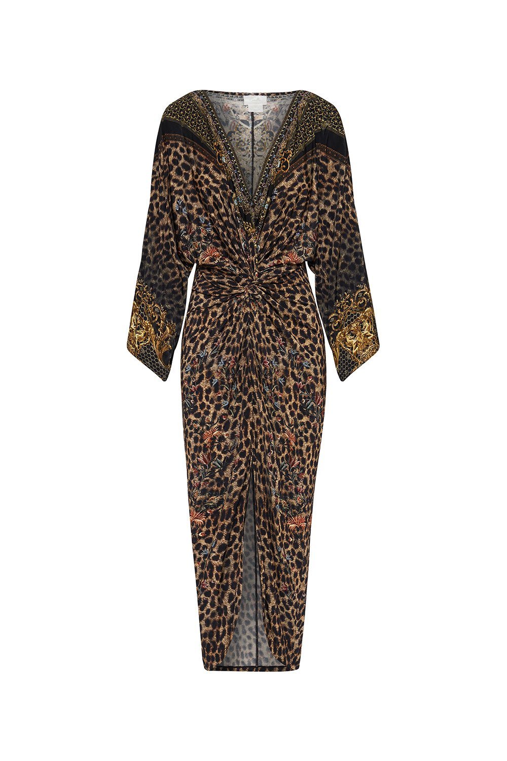 LONG SPLIT FRONT TWIST DRESS ABINGDON PALACE